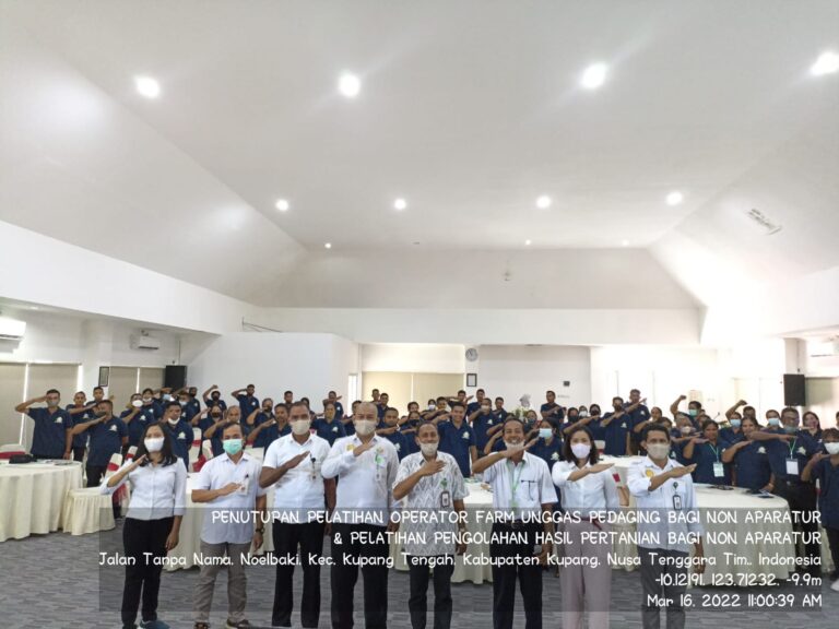 Kementan RI Terus Tingkatkan Kapasitas SDM Petani, Ini Upaya yang Dilakukan BBPP Kupang
