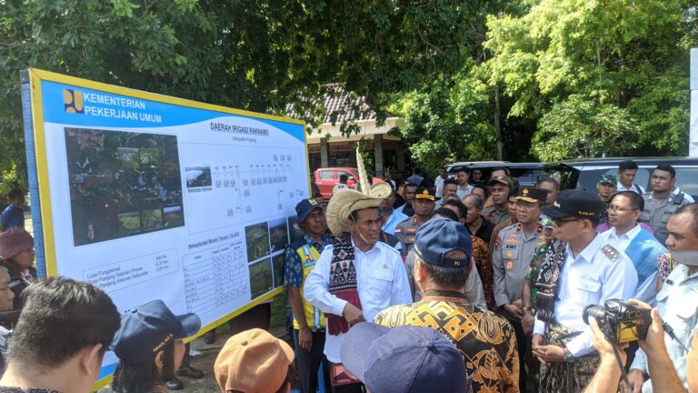 Mentan Tinjau Infrastuktur di Kabupaten Kupang, Dorong Produktivitas Pertanian