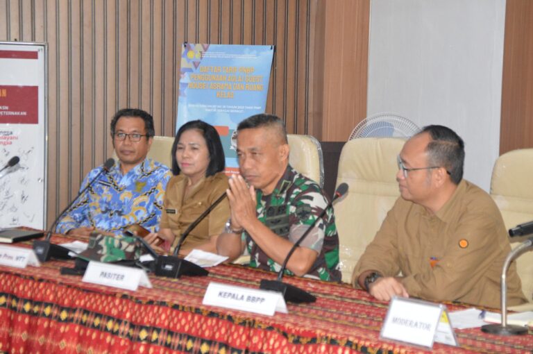 Kolaborasi BBPP Kementan, Dinas Pertanian dan TNI Bersinergi Dukung Percepatan Swasembada Pangan di NTT