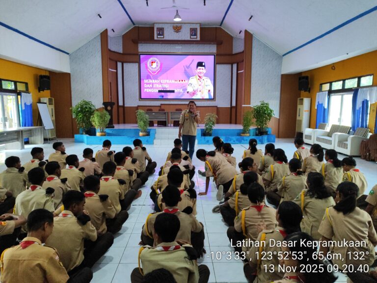 Bentuk Karakter Generasi Pertanian, SMK PP Negeri Kementan Bekali Siswa Pelatihan Dasar Pramuka