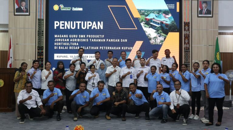 Peningkatan Kualitas SDM Pengajar: Magang Guru Produktif SMK ATPH di BBPP Kupang Resmi Ditutup