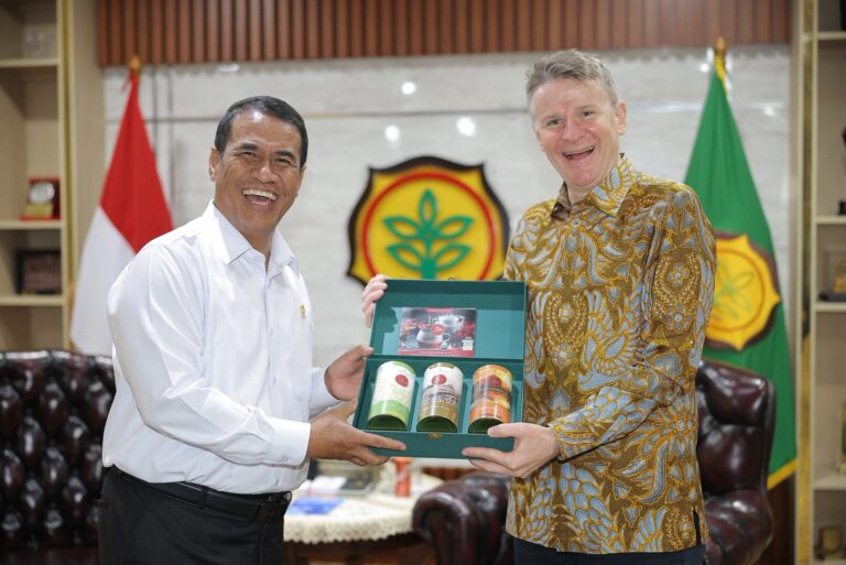Mentan Amran Perkuat Kemitraan RI–Australia, Dadahup Siap Jadi Model Pertanian Rawa Modern